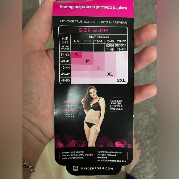 •NWT• Maidenform Flexees Ultra Firm Control Shapewear Waistnipper Size M - Picture 8 of 8